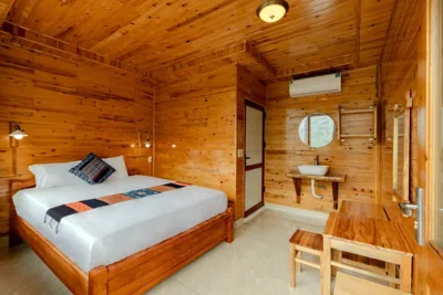 Double Room with Mountain View — Muong Hoa Eco Villa